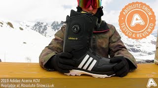 2018  2019  Adidas Acerra ADV Snowboard Boots  Video Review [upl. by Jaime739]