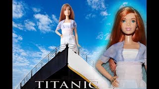 DIY Roses swim dress Barbie 20th Anniversary of Titanic [upl. by Uhn]