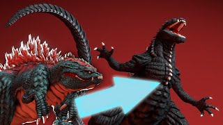 Godzilla Terrestris Evolves Into Godzilla Ultima [upl. by Michelsen]