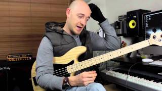 Using Pentatonic Scales 3  Bass Lesson with Scott Devine L52 [upl. by Ainslee425]