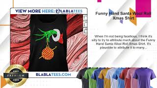 Funny Hand Santa Wool Roll Xmas Shirt [upl. by Bevis]