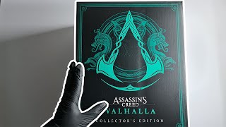 ASMR Unboxing Assassins Creed Valhalla Collectors Edition Ps4 [upl. by Orvan935]