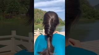 ✅️😮 long hair silky hair tips ✨️ longhair hairgrowth hairgrowthoil hairstylist diy [upl. by Enuahs]