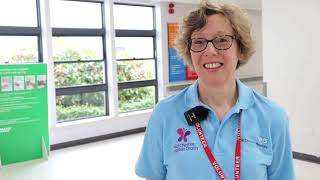 Volunteering at Mid Cheshire Hospitals  find out more from Sue [upl. by Scotney986]