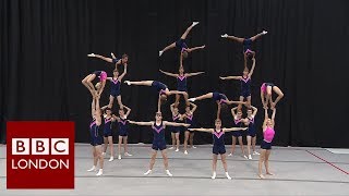 Acrobatic gymnastics – BBC London News [upl. by Dinnie]