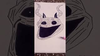 soscary face drawing very hard work step by step trending video shorts like and subscribe [upl. by Hatcher]