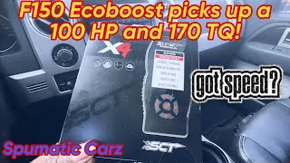 Best Power gain for the F150 EcoBOOST SCT X4 7015 Tuner Affordable HP [upl. by Bolger128]