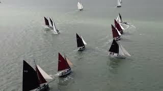 Mersea Island Regatta 2023 from the Air Bob Willis [upl. by Ahsienal]