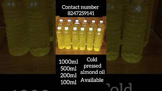 Cold pressed almond oil almond oil sweetalmond [upl. by Savina]