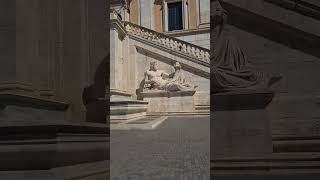 STATUE OF SENATORIAL PALACE ROME italy statue rome [upl. by Oiceladni]