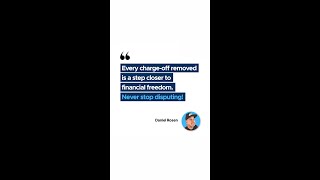 Charge Off Removed  Financial Freedom [upl. by Adnola794]