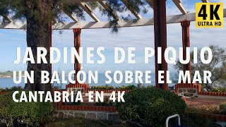 Jardines de Piquio  Un balcón sobre el mar  Cantabria en 4K [upl. by Auhsot]