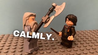 Did You Put Your Name Into The Goblet Of Fire Harry Dumbledore asked CALMLY  LEGO StopMotion [upl. by Corry440]