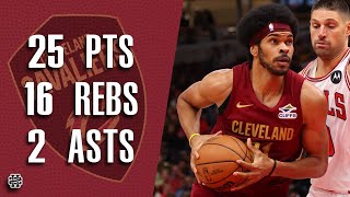 Jarrett Allen 25 pts 16 rebs 2 asts vs Bulls 2024 Preseason [upl. by Anos]