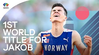 Jakob Ingebrigtsen wins first world title over 5000m  World Athletics Championships Oregon 22 [upl. by Lissi]