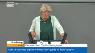 Bundestag Debatte zum Filmförderungsgesetz am 03062016 [upl. by Neelhtac]