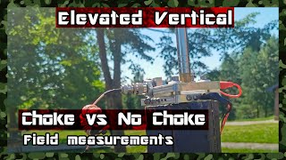 Elevated Vertical Test of how a choke at antenna feed point effects the performance [upl. by Akena775]