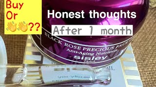 My unfiltered thoughts on Sisley Black rose precious face oil after regular usage skincare🌹 [upl. by Nagram]