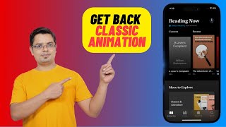 How to ReEnable Classic Page Turning Animation in Apple Books on iPhone and iPad [upl. by Aihtennek]