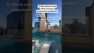 10 Questions to ask when Touring Apartments  Houston  Downtown [upl. by Erised]