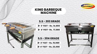 King Barbecue Machine  Factory price  Best BBQ Machine  CHARCOAL BBQ GRILL  Grill chicken BBQ [upl. by Elsworth151]