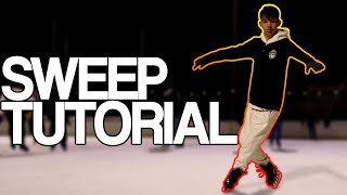 Sweep Tutorial  Freestyle Ice Skating Tutorial [upl. by Dempsey626]