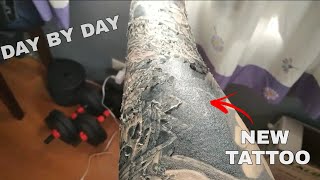 FOREARM TATTOO HEALING PROCESS  DAY BY DAY [upl. by Meli]