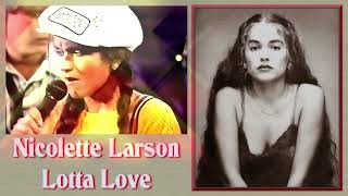 Nicolette Larson Lotta Love HD 1978 remix video by DJ ROBERTO SIMAS [upl. by Anotyad]