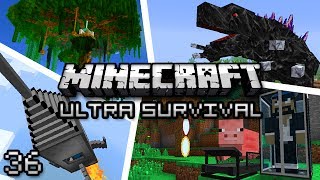 Minecraft Ultra Modded Survival Ep 36  FARMING [upl. by Neurath]