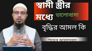 স্বামীস্ত্রীর মধ্যে ভালোবাসা বৃদ্ধি করার আমল কি শায়েখ আহমাদুল্লাহ [upl. by Adon20]