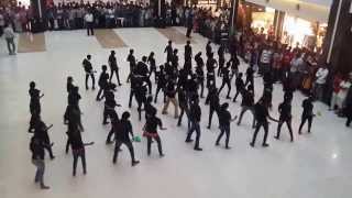 GRIET PULSE 2K14 flash mob cinepolis hyderabad part 1 [upl. by Yarehs]