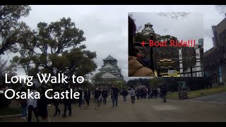 osaka castle walking tour [upl. by Eniloj164]