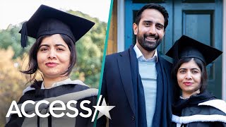 Malala Yousafzai Beams wNew Husband At Oxford Graduation [upl. by Bond828]