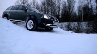 Audi Allroad Offroad testWinter Style [upl. by Nnylav861]