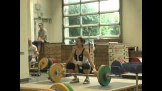 Best Training Sequence Ever Natalie Burgener works up to 103 kg [upl. by Sabra162]