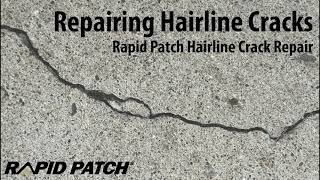 How to Repair Hairline Cracks in Concrete [upl. by Weissmann]