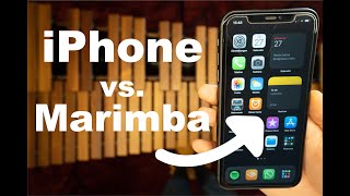 iPhone Ringtones VS real Marimba [upl. by Chura]