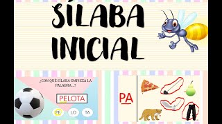 SILABA INICIAL [upl. by Eetak]