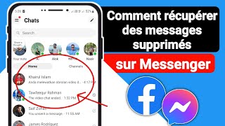 Comment récupérer des messages supprimés sur Messenger mise à jour 2024 [upl. by Larrad631]