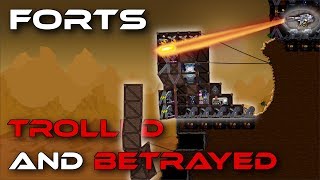 TROLLED and Betrayed Smurf Gameplay  Forts RTS 75 [upl. by Eltotsira]