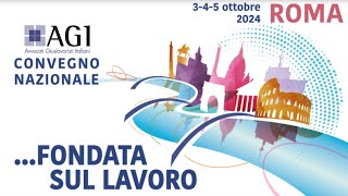 Convegno nazionale AGI 2024 Manuela Perrone [upl. by Dorette]