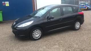 2010 PEUGEOT 207 SW 82000 MILES £30 ROAD TAX [upl. by Etteuqaj]