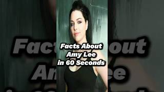 Facts About Amy Lee in 60 Seconds amylee evanescence facts [upl. by Orran]