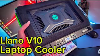 Is This Gaming Laptop Cooler Any Good   Llano V10  Review  Performance Test [upl. by Pirali542]