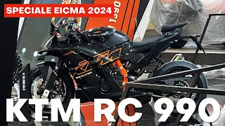 KTM RC 990 R Black 2025  Walkaround EICMA 2024 [upl. by Aseena]