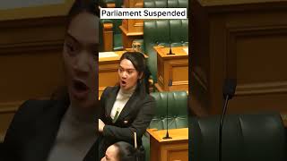 Parliament Suspended During Māori Haka [upl. by Imuy]