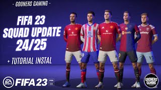 FIFA 23 SUMMER TRANSFER UPDATE 2425  MOD VIP3ER  TUTORIAL INSTAL  FIFA 23 PC fifa23 [upl. by Kacie]