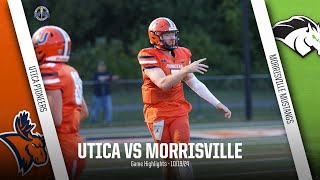 Utica vs Morrisville Football Highlights  101924 [upl. by Jake270]