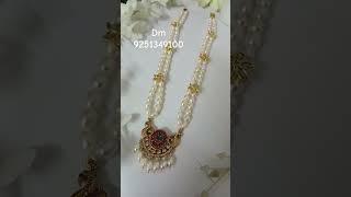 Rani Haar rani necklace design pearljewelry thequeenjewellery wholesaleprice [upl. by King636]