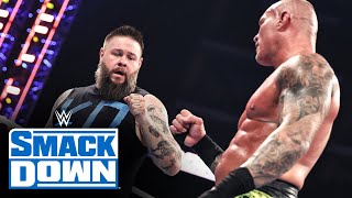 Orton and KO take out Waller and Theory SmackDown highlights March 1 2024 [upl. by Orgell]